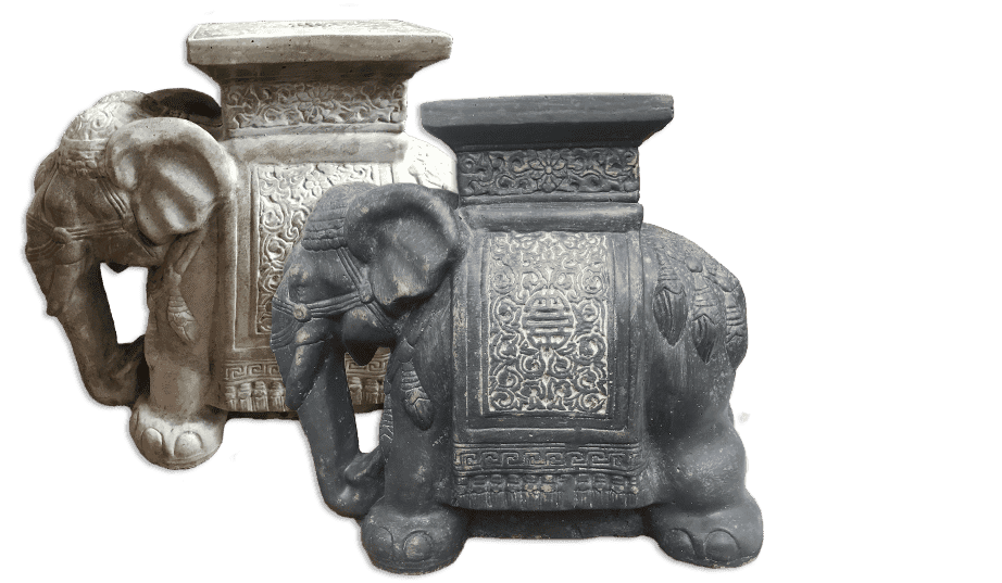 Dekoracje z betonu słoń